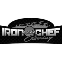 Logo of Iron Chef Mobile Catering featuring flames and stylized text.