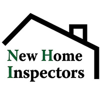Logo of New Home Inspectors featuring a house outline and company name.